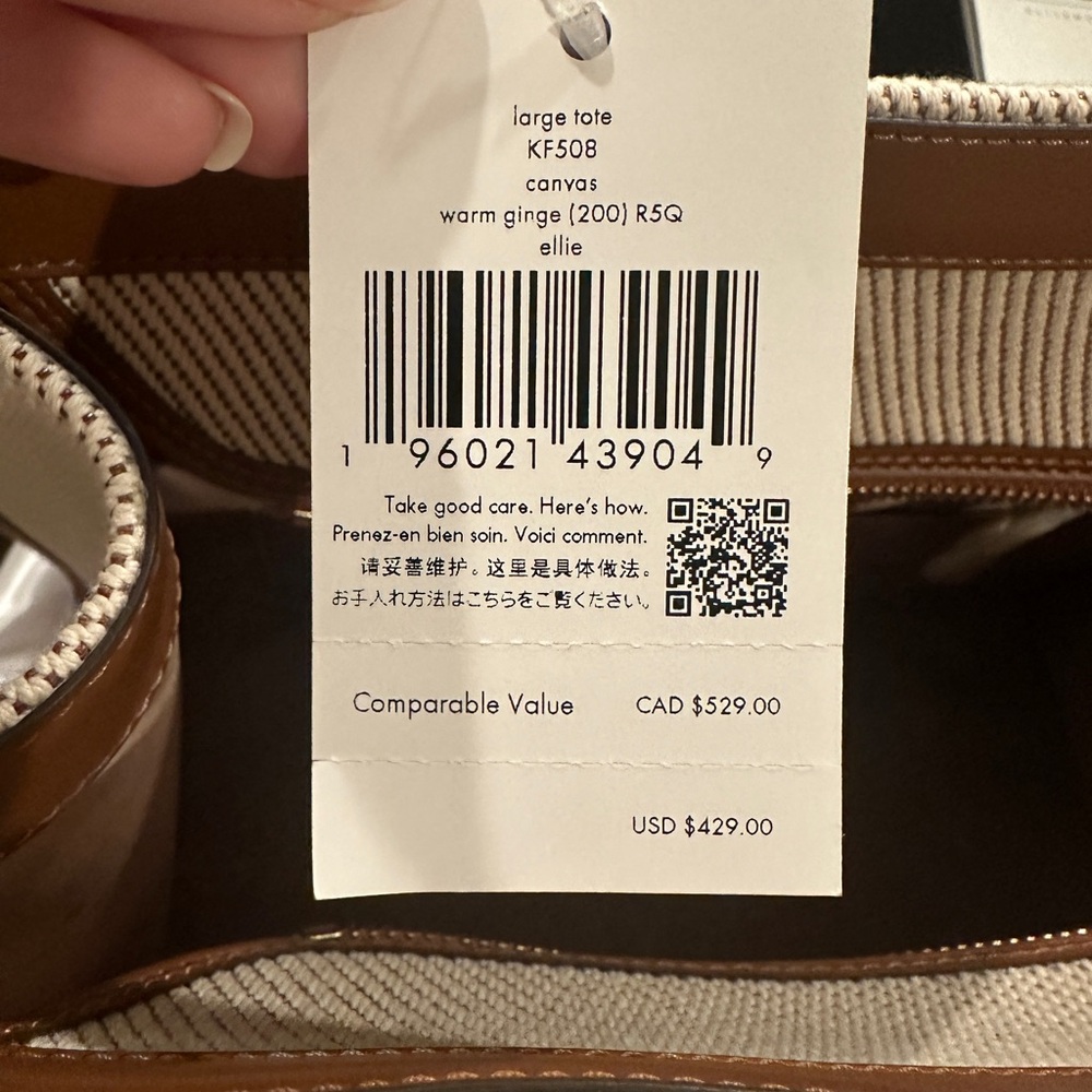 Kate Spade NWT Large Ellie Tote in Warm Gingerbread  R$429 - Picture 4 of 10
